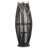 Lanterna TAHITI Madeira de bambu 72 cm Preto