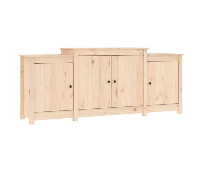 Vidaxl aparador 164x37x68 cm madera maciza de pino