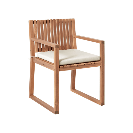 Conjunto de refeições de jardim 8 lugares SASSARI PREMIUM com almofadas Madeira de Acácia certificada Taupe