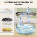 Fuente Agua Mascota Acero Inoxidable 304 PawHut Fuente Agua Mascota Acero Inoxidable 304 PawHut Gris