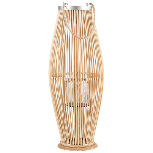 Lanterna TAHITI Madeira de bambu 72 cm Natural