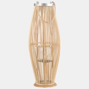 Lanterna TAHITI Madeira de bambu 72 cm Natural