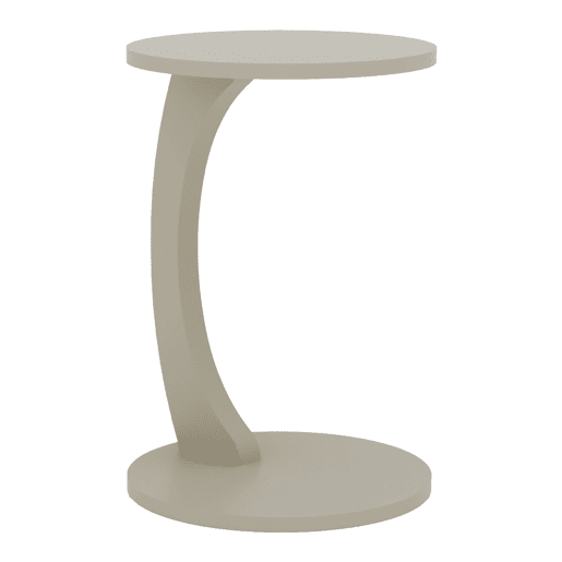 Mesa de apoio Holeby 56 x Ø 38 cm Cor de arenito en.casa