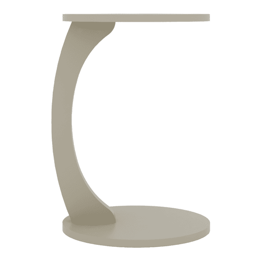 Mesa de apoio Holeby 56 x Ø 38 cm Cor de arenito en.casa
