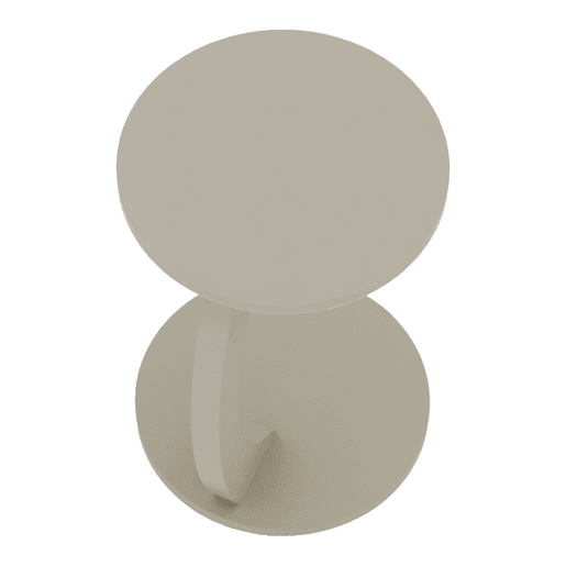 Mesa de apoio Holeby 56 x Ø 38 cm Cor de arenito en.casa