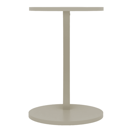 Mesa de apoio Holeby 56 x Ø 38 cm Cor de arenito en.casa