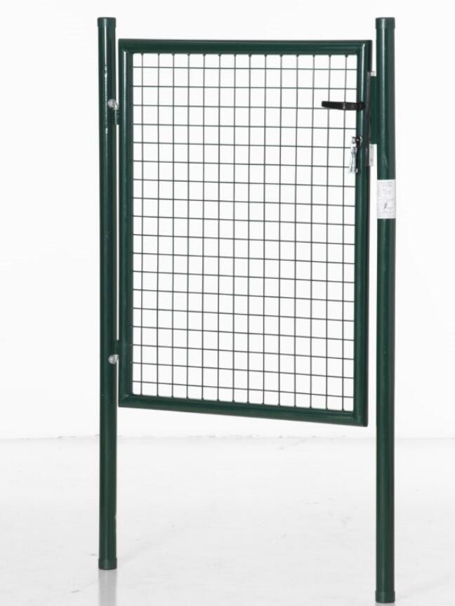 Puerta Verja de Jardín Acero, PVC HOMCOM