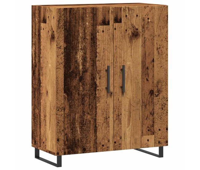 Vidaxl aparador de madera de ingeniería envejecida 69,5x34x90 cm