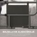 Asidero de Cama Acero, Poliéster HOMCOM Asidero de Cama Acero, Poliéster HOMCOM Negro