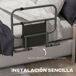 Asidero de Cama Acero, Poliéster HOMCOM Asidero de Cama Acero, Poliéster HOMCOM Negro