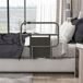 Asidero de Cama Acero, Poliéster HOMCOM Asidero de Cama Acero, Poliéster HOMCOM Negro