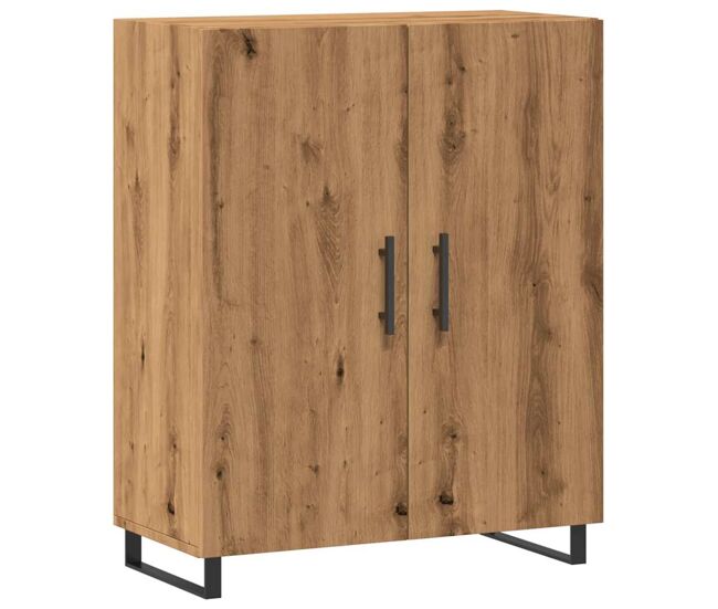 Vidaxl aparador de madera de ingeniería roble artisan 69,5x34x90 cm