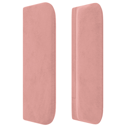 vidaXL Cabeceira de cama c abas veludo 83x16x7888 cm rosa vidaXL Cabeceira de cama c abas veludo 83x16x7888 cm rosa
