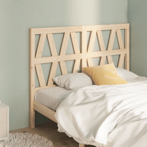 vidaXL Cabeceira de cama 126x4x100 cm pinho maciço vidaXL Cabeceira de cama 126x4x100 cm pinho maciço