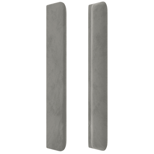 vidaXL Cabeceira cama c abas veludo 183x16x118128 cm cinzento-claro vidaXL Cabeceira cama c abas veludo 183x16x118128 cm cinzento-claro