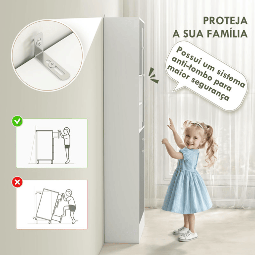 HOMCOM Armário de Casa de Banho com Cesto para Roupa Suja Armário Alto de Casa de Banho Estreito com Espelho Gaveta Compartimentos Abertos e Prateleiras Ajustáveis 62x28,3x181 cm Branco e Cinza HOMCOM Armário de Casa de Banho com Cesto para Roupa Suja Armário Alto de Casa de Banho Estreito com Espelho Gaveta Compartimentos Abertos e Prateleiras Ajustáveis 62x28,3x181 cm Branco e Cinza