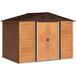 Cobertizo de Jardín Acero Galvanizado Outsunny Cobertizo de Jardín Acero Galvanizado Outsunny Marron