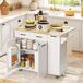 Isla de Cocina MDF HOMCOM, hogar - cocina Isla de Cocina MDF HOMCOM, hogar - cocina Blanco