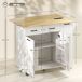 Isla de Cocina MDF HOMCOM, hogar - cocina Isla de Cocina MDF HOMCOM, hogar - cocina Blanco