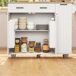 Isla de Cocina MDF HOMCOM, hogar - cocina Isla de Cocina MDF HOMCOM, hogar - cocina Blanco