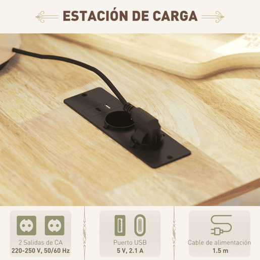 HOMCOM Ilha de Cozinha com Rodas Carrinho de Cozinha com Tomada USB Bancada Rebatível 2 Gavetas 2 Portas Prateleira Ajustável Porta-Temperos e Toalheiro 119,5x74x94,5 cm Branco
