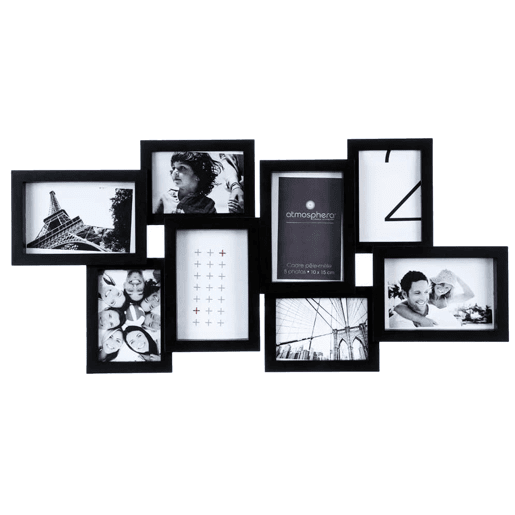 Well Home Black 8-Porta-retratos