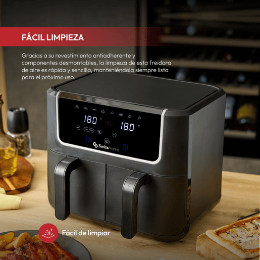 Fritadeira a Ar e 2 Panelas com 8 Funções Fritadeira a Ar e 2 Panelas com 8 Funções