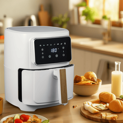 Fritadeira a Ar Bergner Charcoal com 8 programas de cozimento Fritadeira a Ar Bergner Charcoal com 8 programas de cozimento