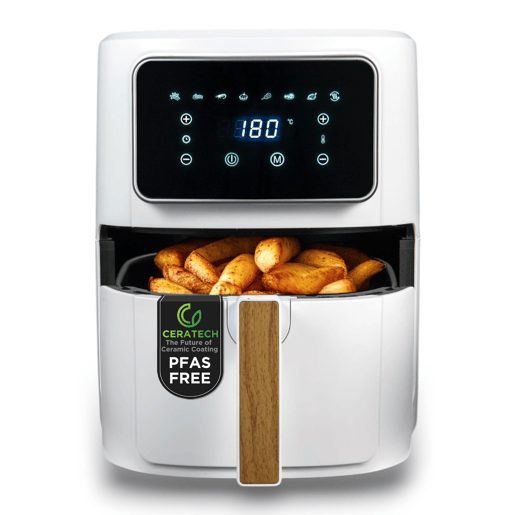 Fritadeira a Ar Bergner Charcoal com 8 programas de cozimento Fritadeira a Ar Bergner Charcoal com 8 programas de cozimento