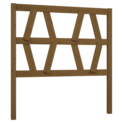 vidaXL Cabeceira de cama 81x4x100 cm pinho maciço castanho mel vidaXL Cabeceira de cama 81x4x100 cm pinho maciço castanho mel