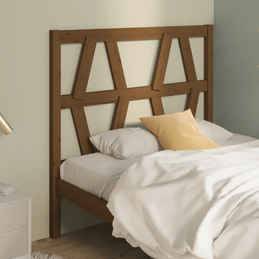 vidaXL Cabeceira de cama 81x4x100 cm pinho maciço castanho mel vidaXL Cabeceira de cama 81x4x100 cm pinho maciço castanho mel