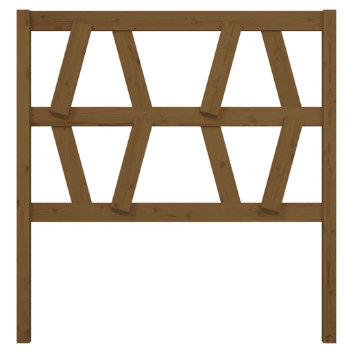 vidaXL Cabeceira de cama 81x4x100 cm pinho maciço castanho mel vidaXL Cabeceira de cama 81x4x100 cm pinho maciço castanho mel