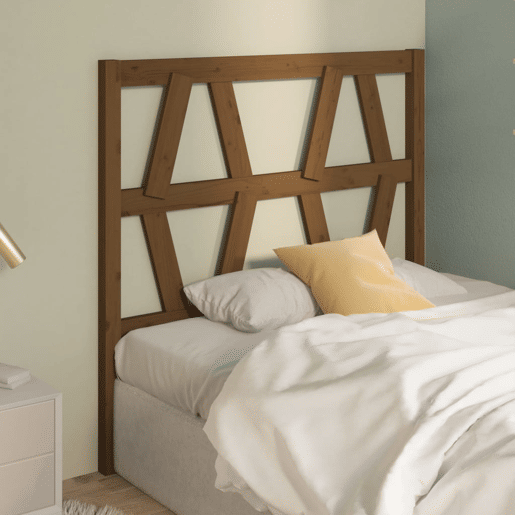 vidaXL Cabeceira de cama 81x4x100 cm pinho maciço castanho mel vidaXL Cabeceira de cama 81x4x100 cm pinho maciço castanho mel