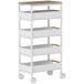 Carrito de Cocina Metal, PP HOMCOM, hogar - cocina Carrito de Cocina Metal, PP HOMCOM, hogar - cocina Blanco