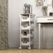 Carrito de Cocina Metal, PP HOMCOM, hogar - cocina Carrito de Cocina Metal, PP HOMCOM, hogar - cocina Blanco