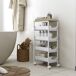 Carrito de Cocina Metal, PP HOMCOM, hogar - cocina Carrito de Cocina Metal, PP HOMCOM, hogar - cocina Blanco