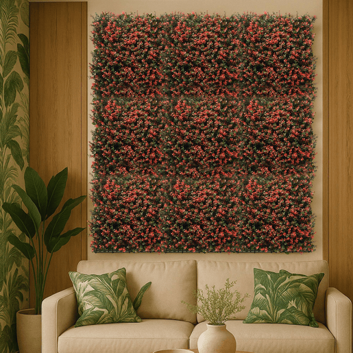 Well Home Jardim Vertical Artificial, Painel de Cerca Viva
