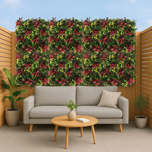 Well Home Jardim Vertical Artificial, Painel de Cerca Viva