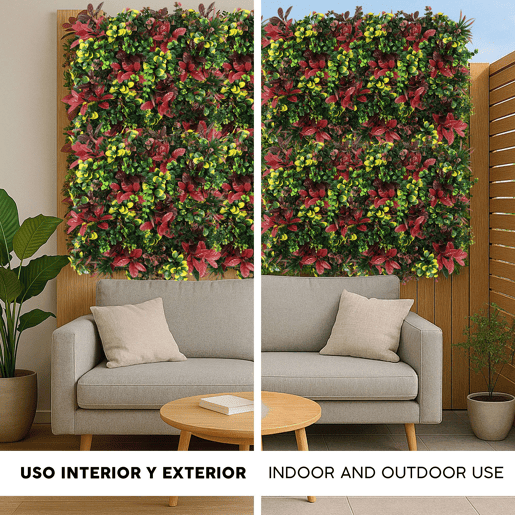 Well Home Jardim Vertical Artificial, Painel de Cerca Viva