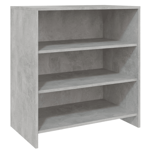 vidaXL Aparador 70x40,5x75 cm derivados de madeira cinzento cimento