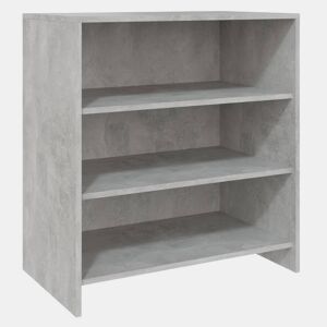 vidaXL Aparador 70x40,5x75 cm derivados de madeira cinzento cimento