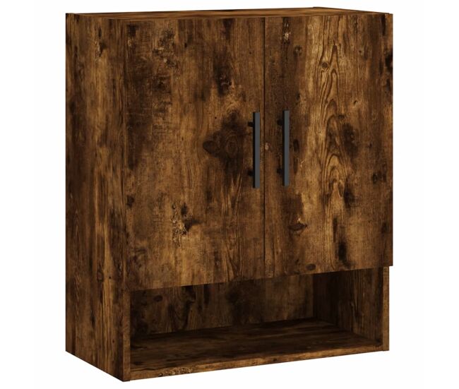 Vidaxl armario de pared madera de ingeniería roble ahumado 60x31x70 cm