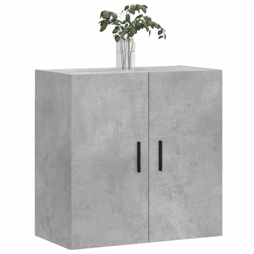 vidaXL Armário parede 60x31x60cm derivados de madeira cinzento cimento