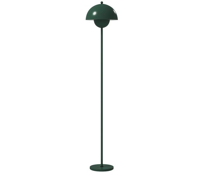 Homcom lámpara de pie moderna 155 cm lámpara de pie para salón con pantalla de cuenco reflejando luz interruptor de pie casquillo e27 sin bombilla
