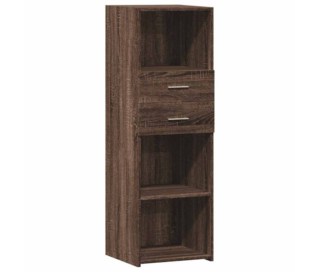 Vidaxl aparador alto madera de ingeniería marrón roble 40x42,5x124 cm