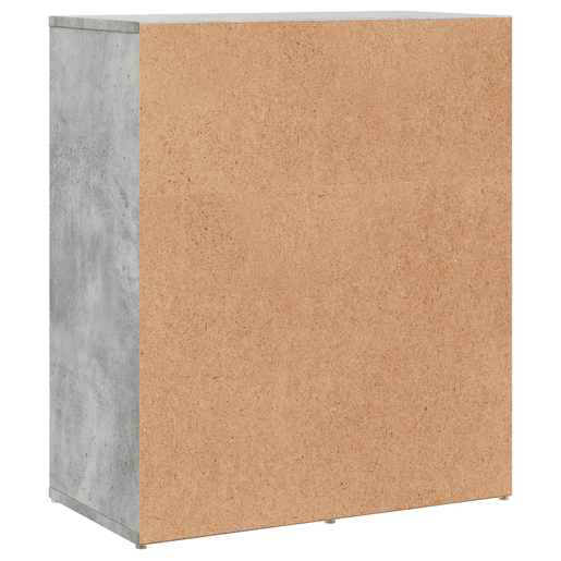 vidaXL Aparadores 2 pcs 60x31x70 cm derivados madeira cinzento cimento