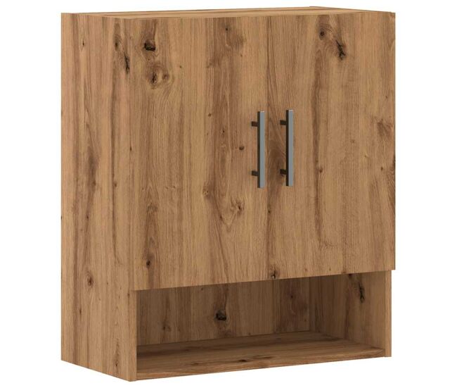 Vidaxl armario de pared madera de ingeniería roble artesano 60x31x70cm