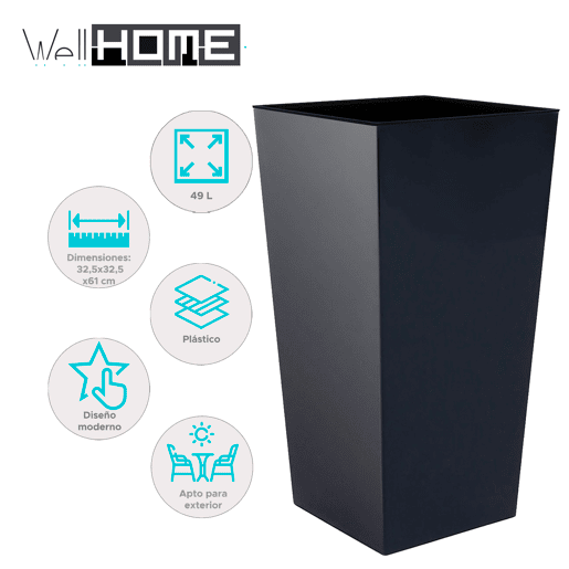 Well Home Urbi Plantador Alto