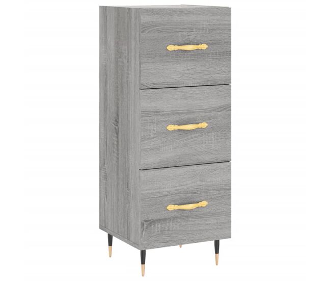 Vidaxl aparador madera de ingeniería gris sonoma 34,5x34x90 cm