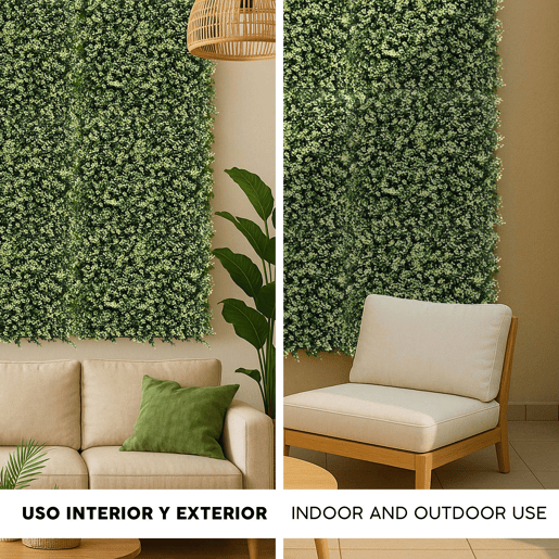 Well Home Jardim Vertical Artificial, Painel de Cerca Viva